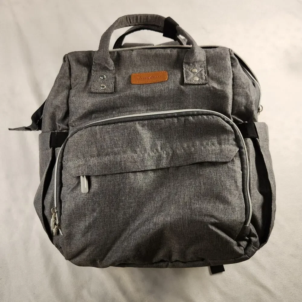 Large Baby Diaper Bag Backpack with Built-In Changing Station